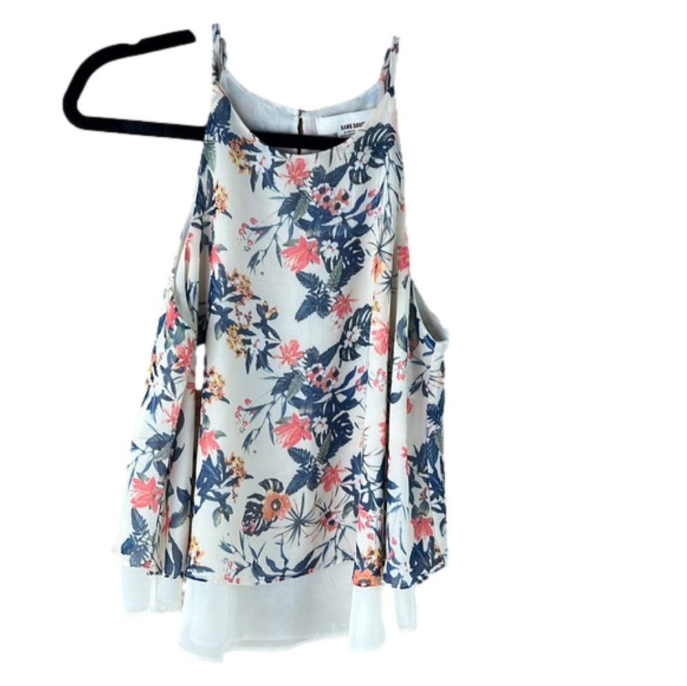 Sans Souci Floral Spaghetti Strap Tank Top